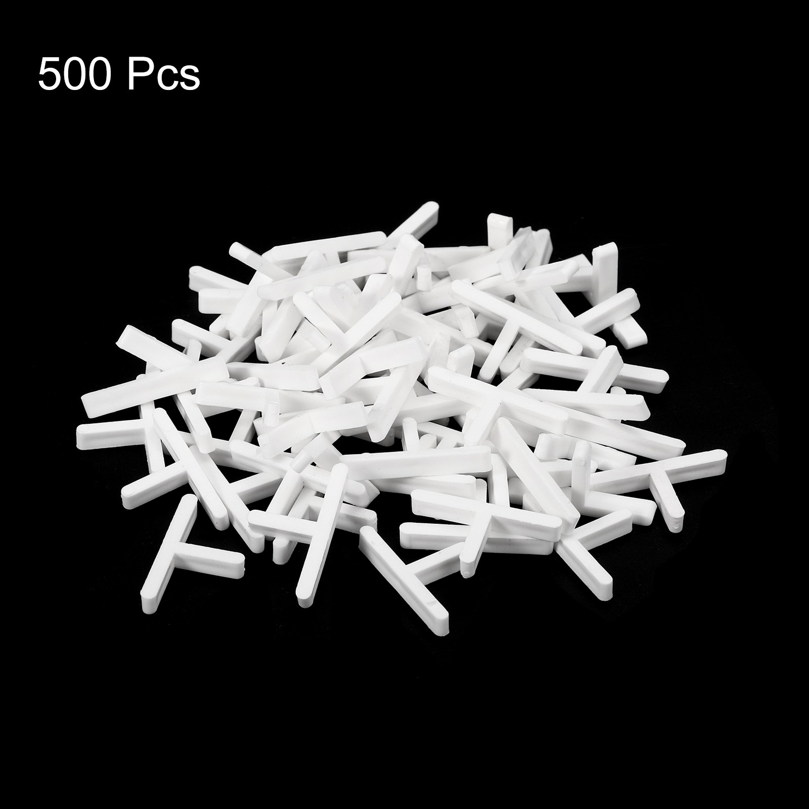 500Pcs Wall Floor Tile Plastic T Shape Spacers Tiling Tools 2mm 1/12″ White