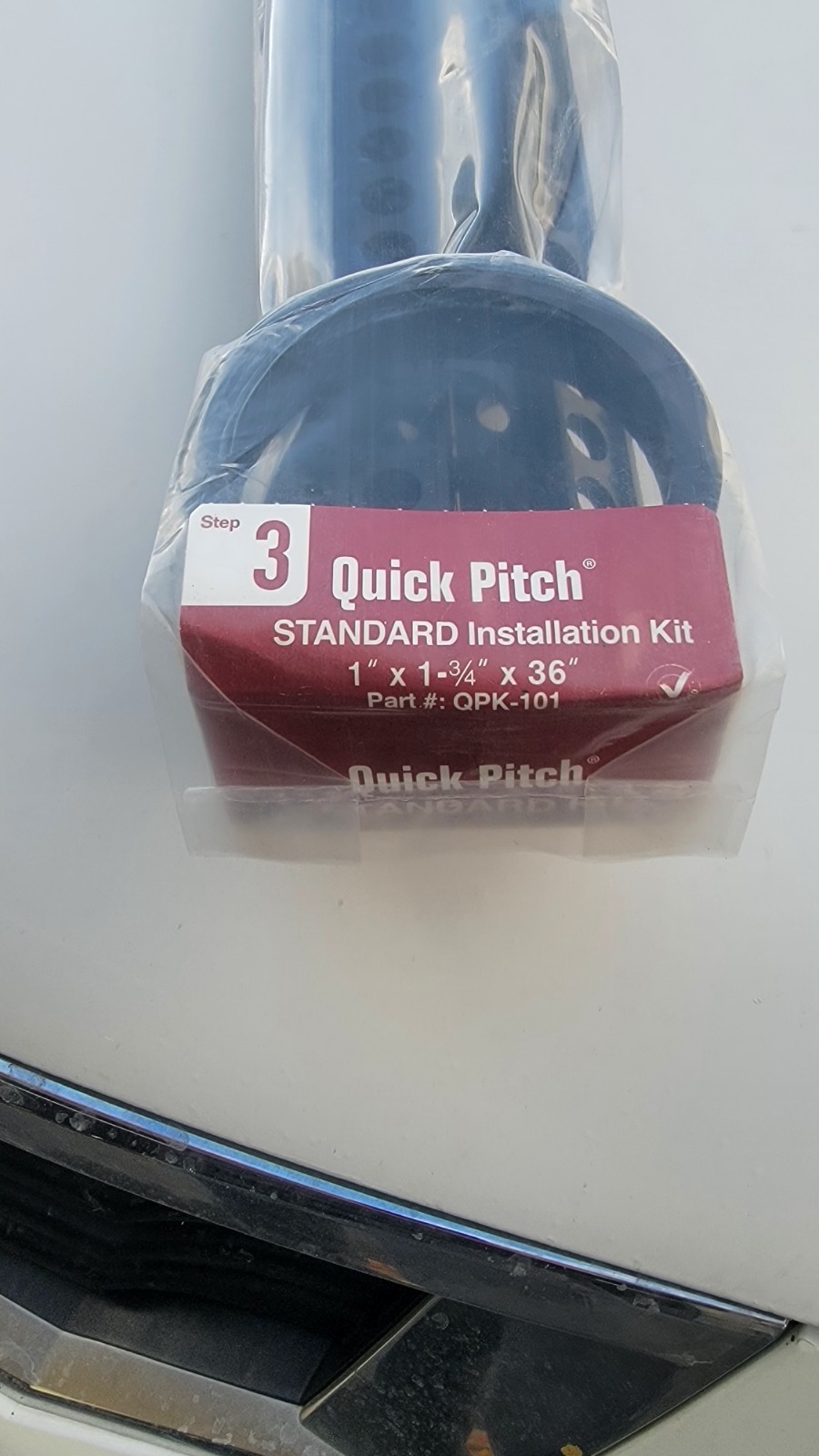 New GOOF PROOF SHOWER INSTALLATION SYSTEM QPK-101 Quick-Pitch Standard Kit