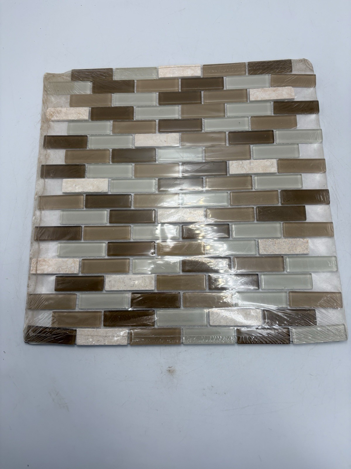 Lot Of 6 Glass Mosaic Tile Sheets 12″x 12″