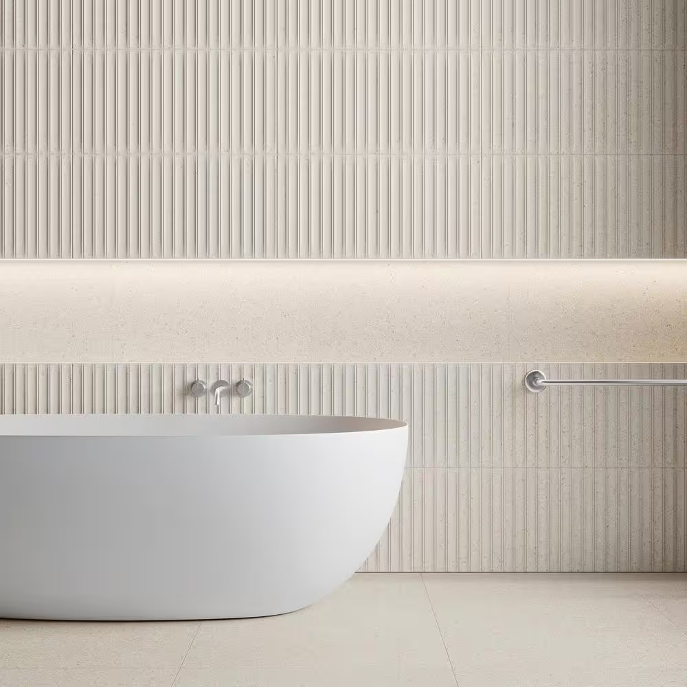 Spanish Pureform Terrazzo 12 In. X 24 In. X 9Mm Porcelain Floor and Wall Tile Ca