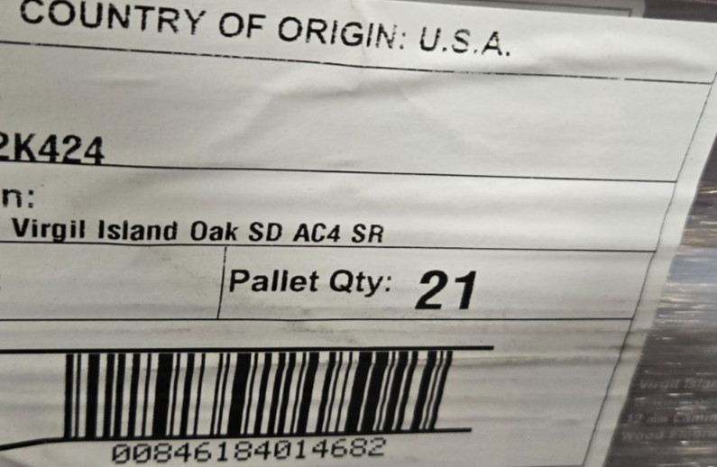 Pallet Sale – Home Decorators Virgil Island Oak Flooring 10mm – 21 cases