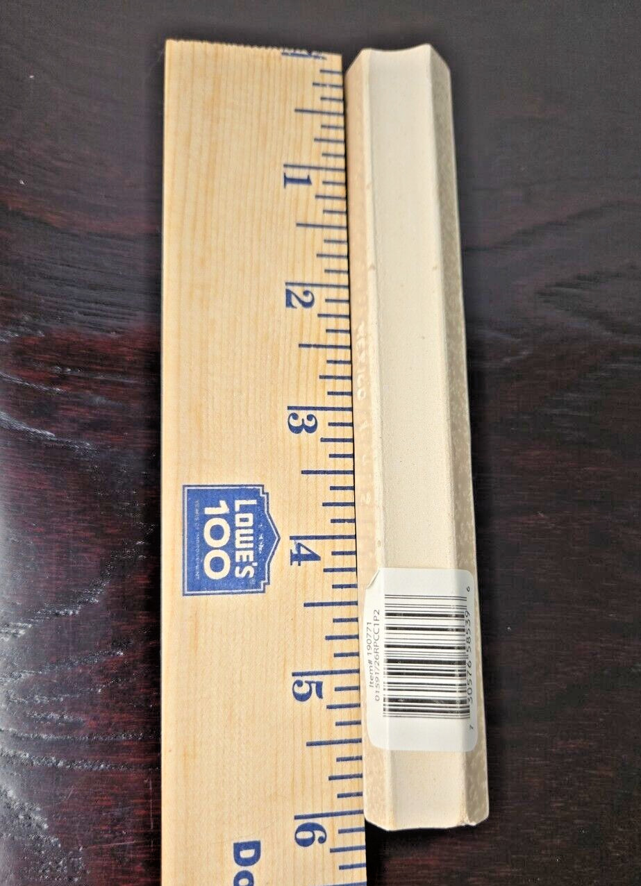 1pc. Taupe Mist Ceramic Sizzle Liner Rope Tile 1/2″ x 6″ American Olean