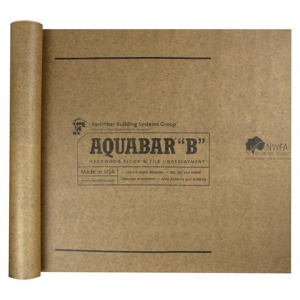 Aquabar B Tile Underlayment Roll 36 in. Wide x 167 ft. Long x 7 mil Thick