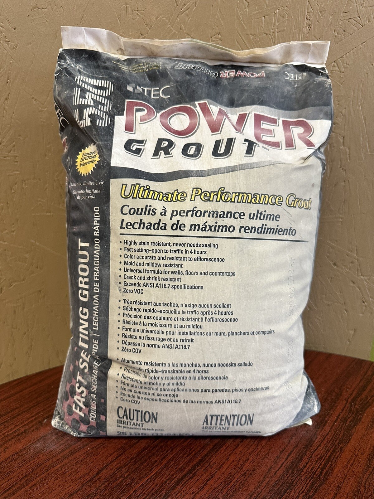 Tec Power Grout TA-550 25 lb Bag, Tec Power-grout Color 985 Sand – Discontinued