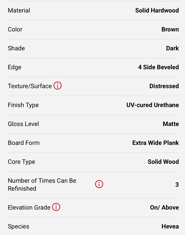 Solid Hardwood Flooring