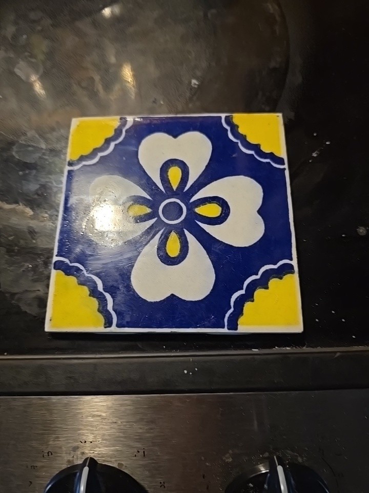 Vintage Ideal Standard F5 Mexican Tile -square 4 Count