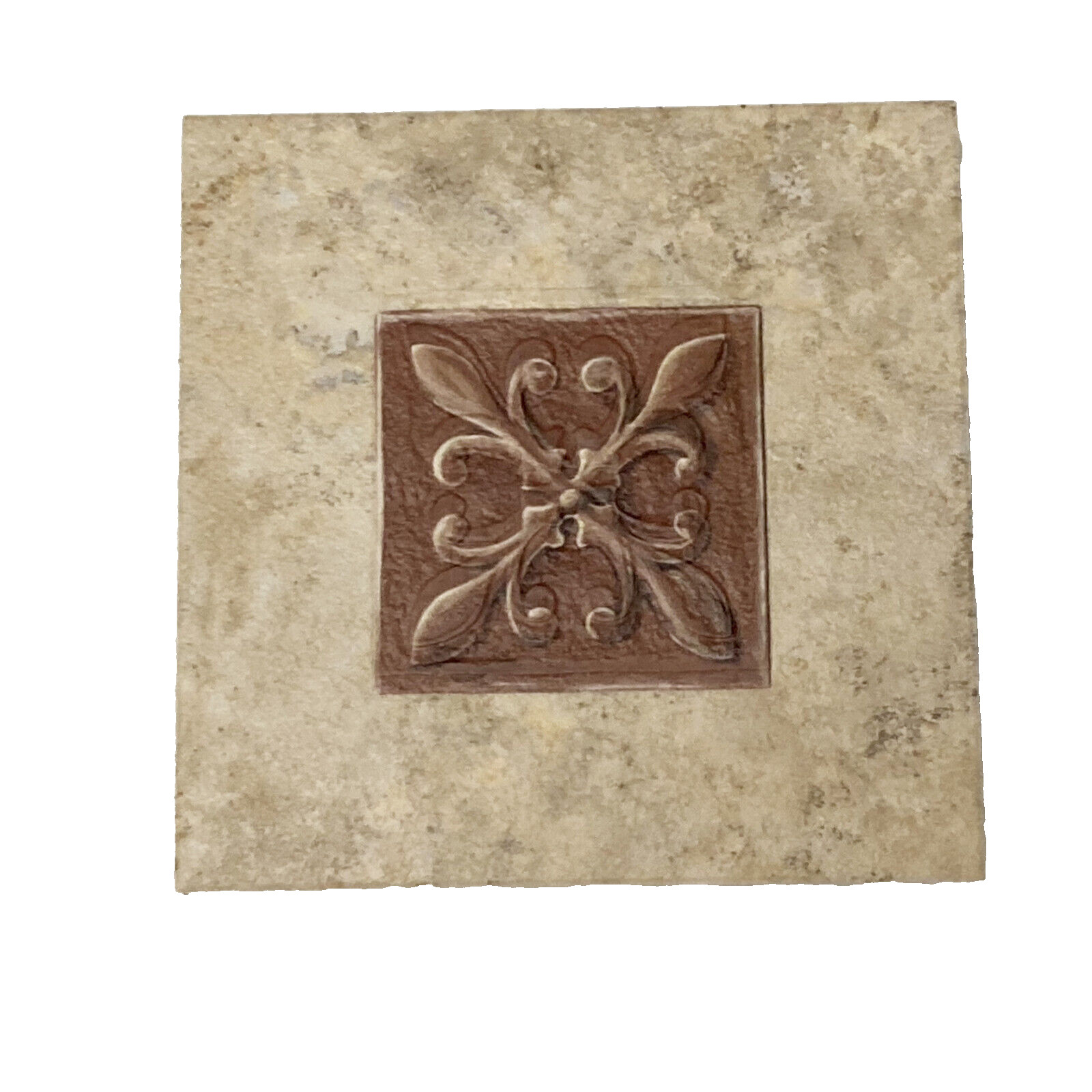 6″ x 6″ Deco Stone ROMANESQUE Accent Vinyl Wall Floor Tile Self Stick Groutable