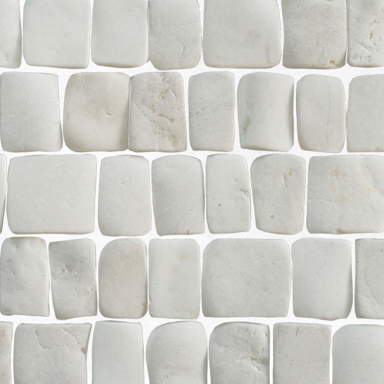 Canine White Natural Stone Mosaic Wall & Floor Tile ($16.8/SqFt)