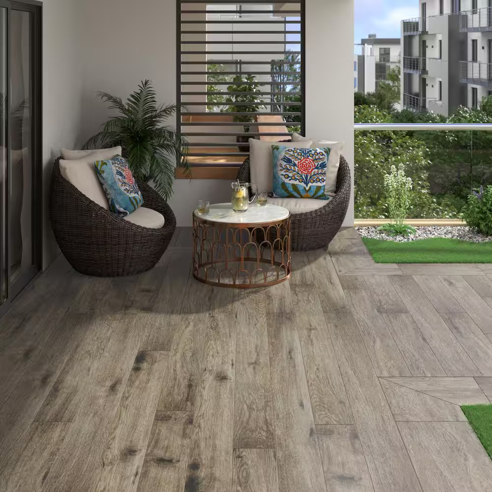 Fauna 2 Cm. X 8 In. X 47 In. Matte Porcelain Wood Look Paver Tile (8 Sq. Ft./Cas