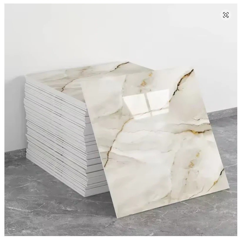 20Pcs Peel and Stick Marble Floor Wall Panels PVC Tiles Sticker US