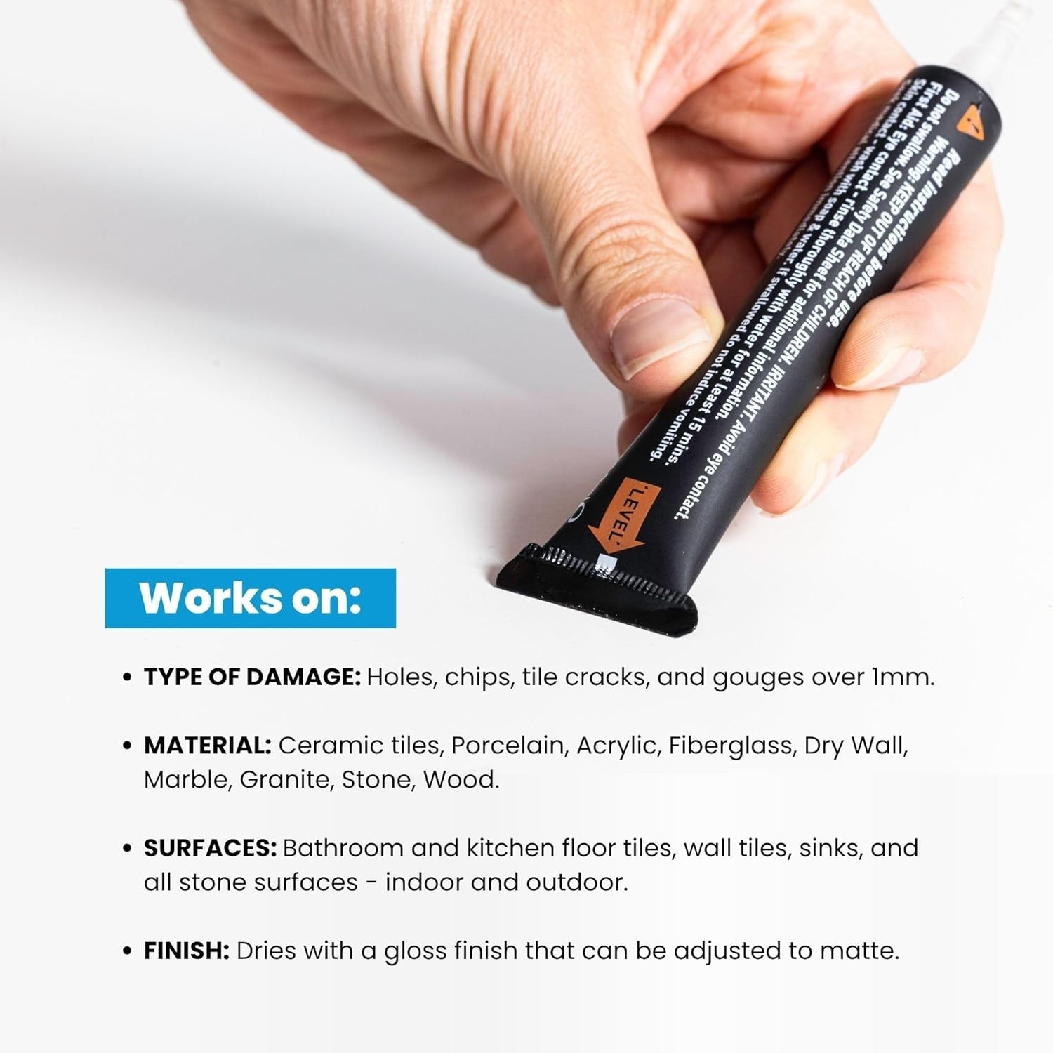 Durable Honey Beige Tile Repair Kit – Water-Resistant Gel for Seamless Fixes