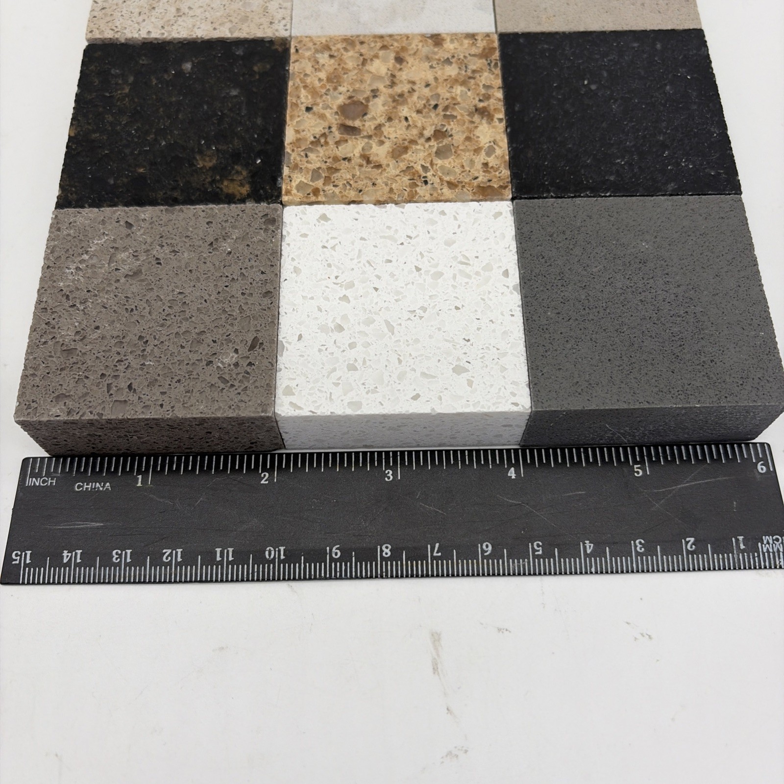 DuPont Zodiaq Quartz 12 Pc Swatches 2×2 Countertop Tile Sample Lot Corian Quartz