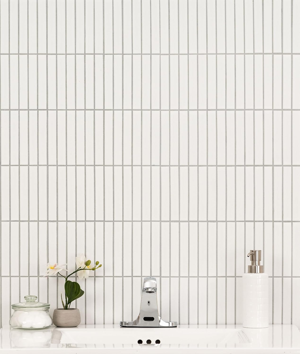 Matte White 12×12 Porcelain Tile – 240 Pieces, 14.1 Sq Ft, GREENGUARD Certified