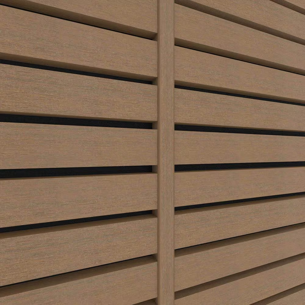 European Siding Belgium Style Noir 7.7 In. X 96 In. Peruvian Teak Composite Lap