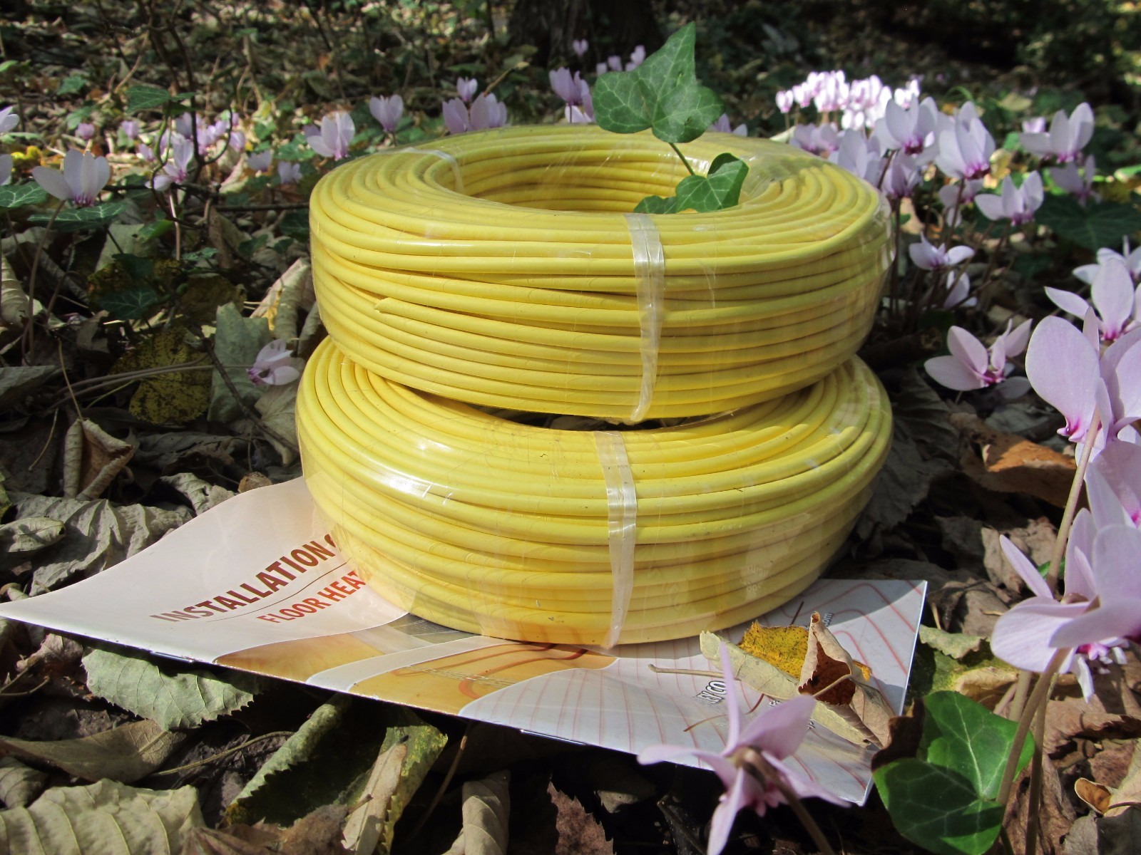 Two 1440W Under Floor Warm Tile Heating Cables 180-230sq.ft (18-22sq.m) 220-240V