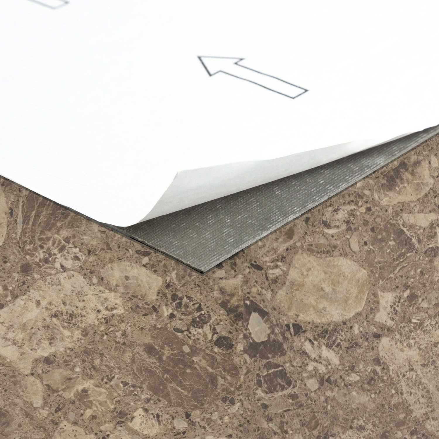 Nexus Self Adhesive 12-Inch Vinyl Floor Tiles, 20 Tiles – 12” x 12”, Empora…