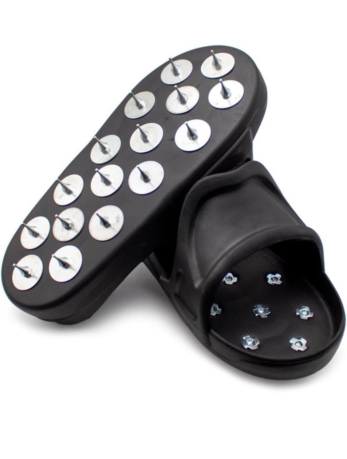 1 Pair Flexible Spiked Shoes for Epoxy Floor Coating Epoxy Paint Self-Leveling