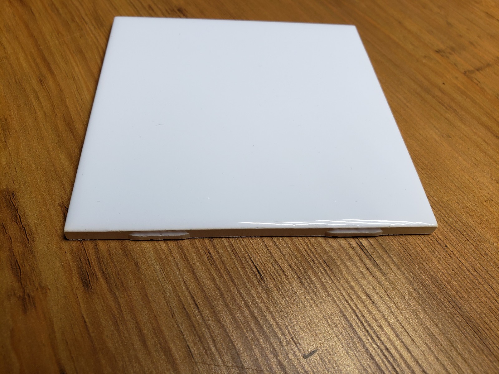 1 pc 4.25in 4-1/4″ Vtg Mariwasa Gloss White Glazed Porcelain Mid Century MCM NOS