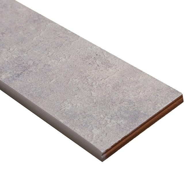 125pc Style Selections Alamosa Gray 3×12 Glazed Ceramic Bullnose Tile FREE SHIP