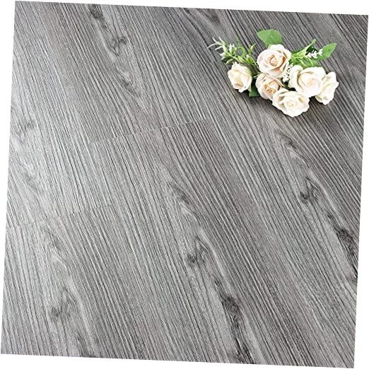 6″x36″ Wood Peel and Stick Floor Tile Natural Wood Vinyl Box of 5 Tiles Grey