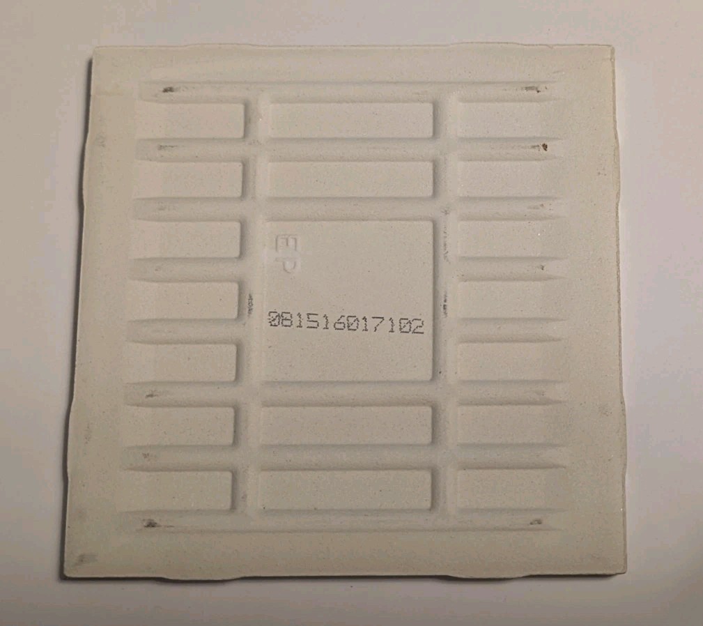 1 piece new Almond Beige Tan 4 1/4″ Glossy Ceramic Daltile Tile 0135