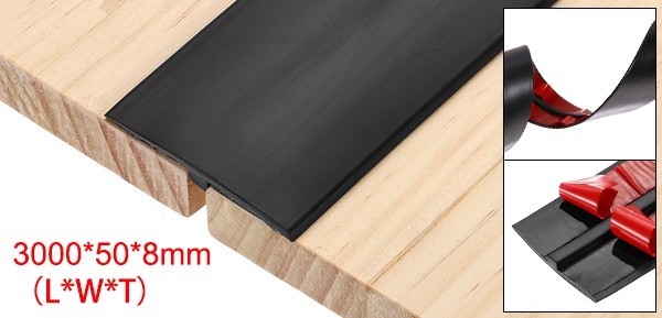 T-Molding Transition Strips 9.84 Ftx1.97″ Vinyl Flooring Edging Trim Black