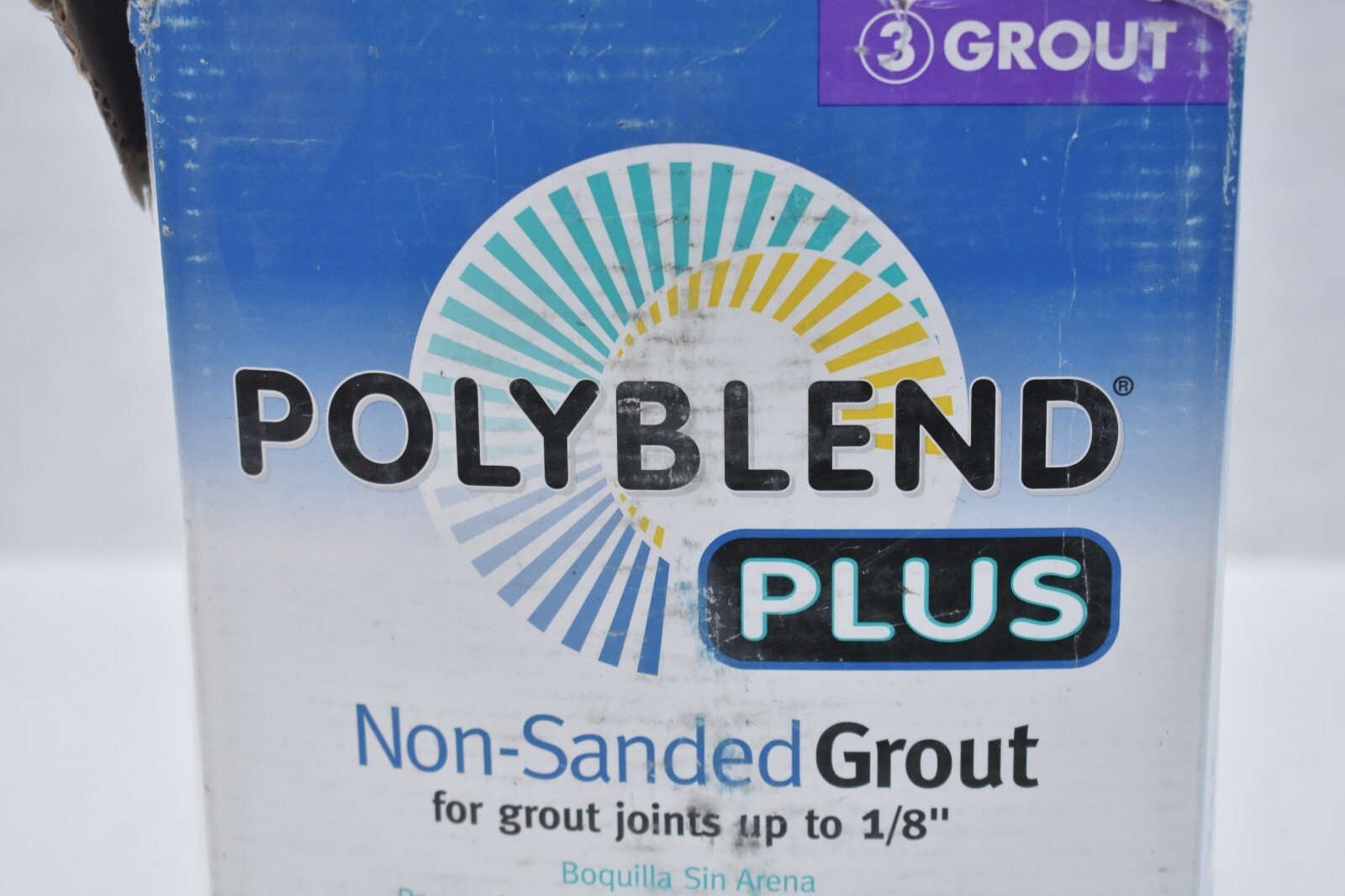 Lot of 2 Packs Polyblend Plus Non Sanded Grout 10 lb For 1/8″ Grout Arctic WHite