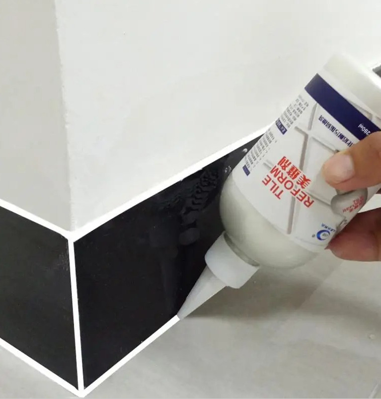 1pc 280ml Tile Gap Repair Agent Waterproof Grout Crack Filler Caulking Glue
