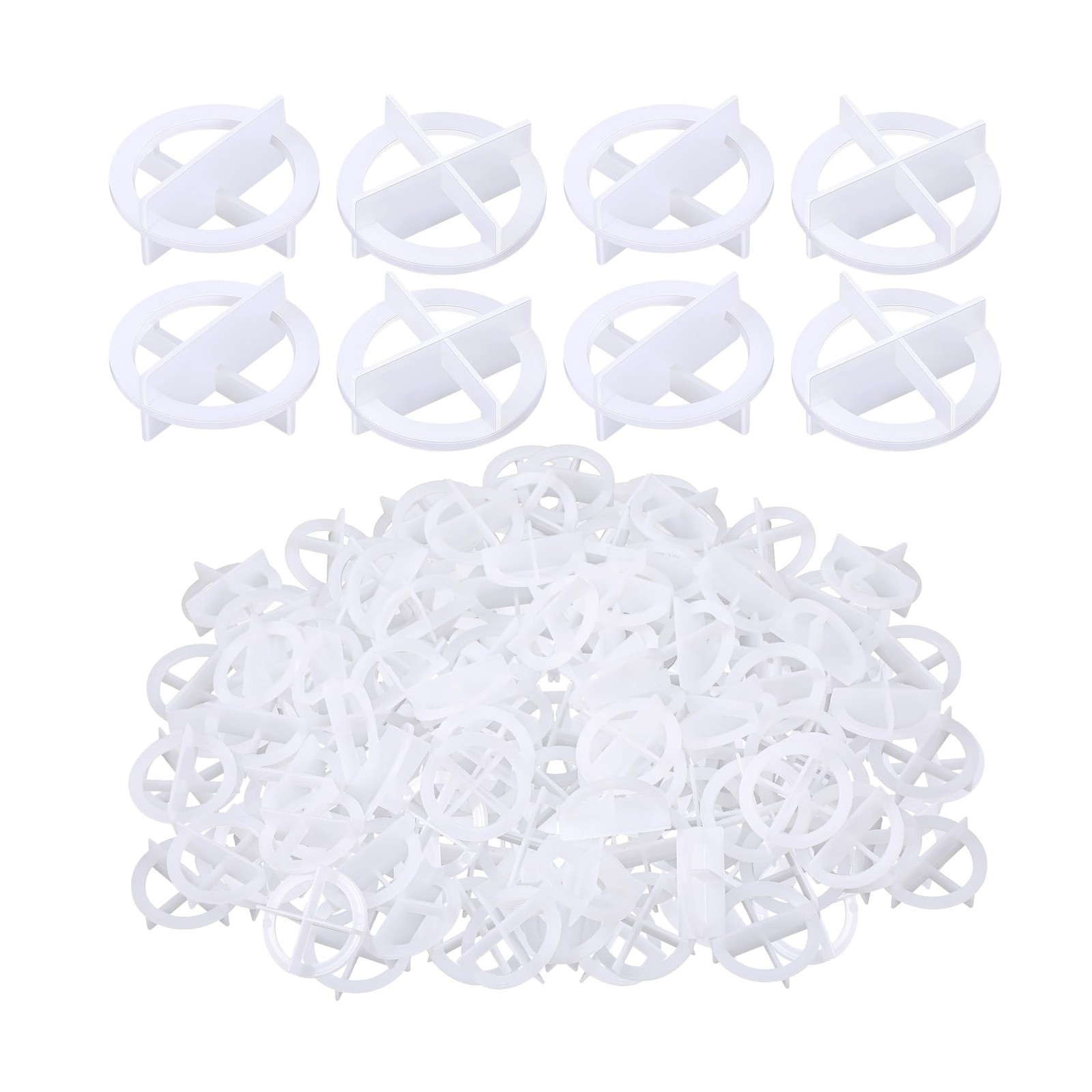 Nuanchu 500 Pcs 1/32″(1mm) Tile Spacers Removable Cross Ceramic Spacers Corne…