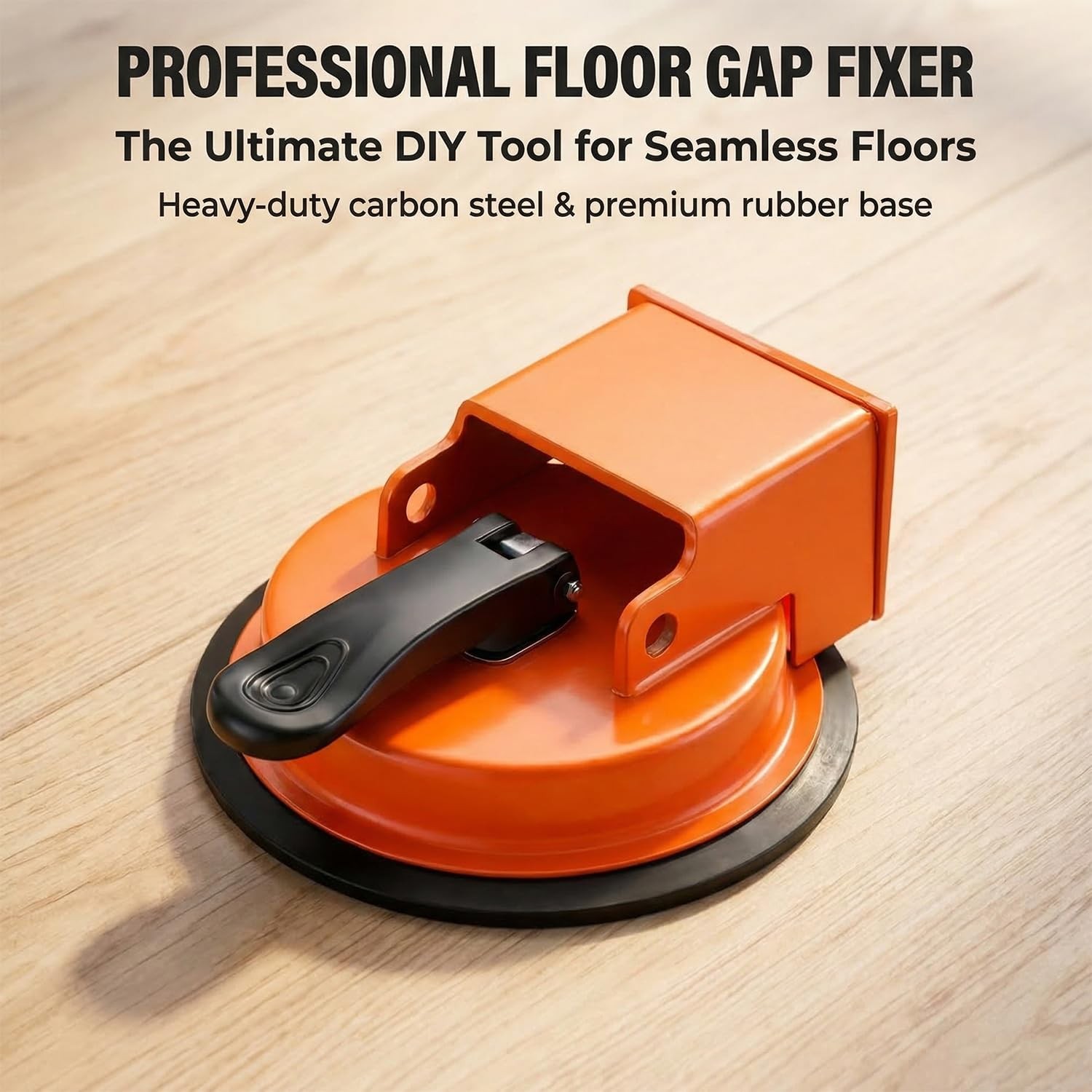 Floor Gap Fixer Tool with Suction Cup for Hardwood-Laminate and Vinyl Flooring