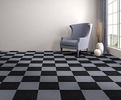 Nexus 12 Pack Self Adhesive Carpet Tiles Easy Peel and Stick Home Decor 12×12