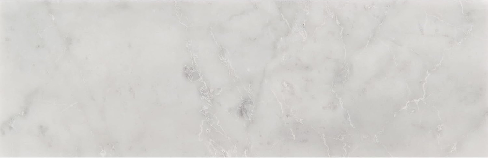 Carrara White 12×4 Honed Marble Subway Tile for Kitchen & Bath Design