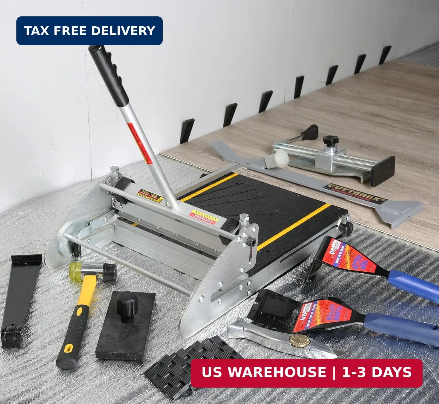 13 INCH 360° VINYL Floor Cutter for VCT, LVT, PVC, Rubber Floor and Rigid Core V