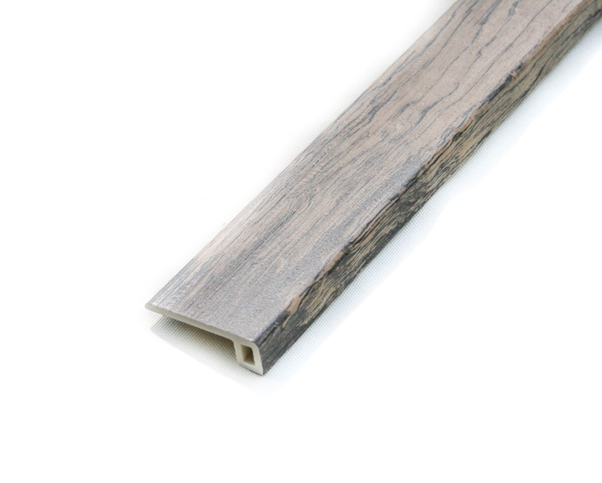 8mm Pristine Luxury Vinyl WPC Plank With IXPE Rubber Pad Sample