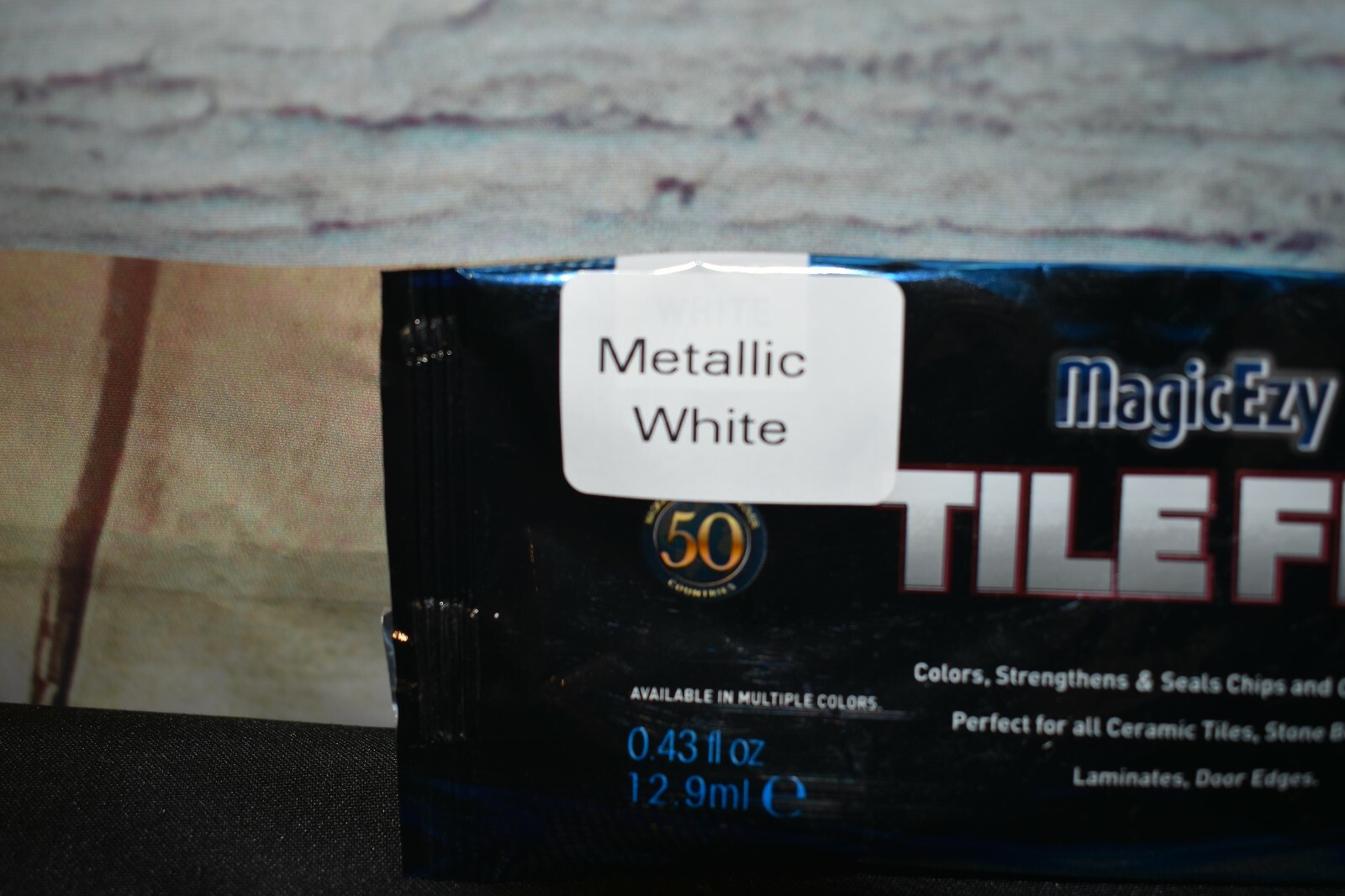 MagicEzy Tile REPAIRezy™ (Metallic White)Fix Cracks & Chips in Ceramic Porcelain