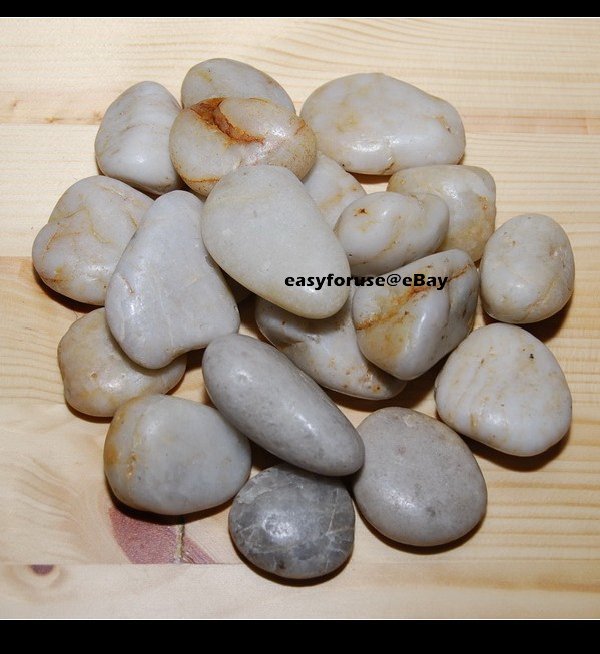 Decorative Natural River Light Color Pebble Garden & Landscaping Stone Aquarium