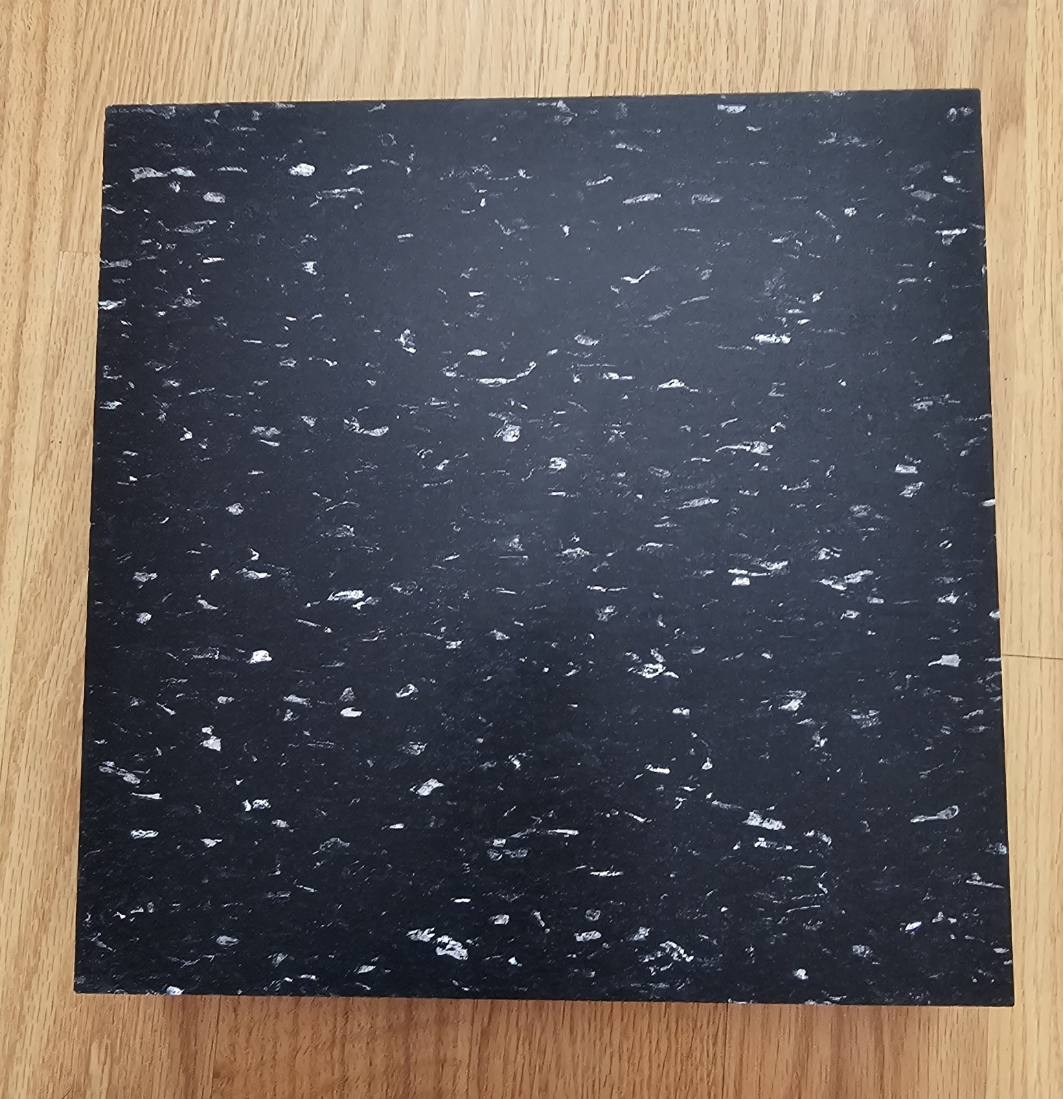 Flextile Commercial Vinyl Composition Tile 12×12 Black White Speckle VCT Lot 22