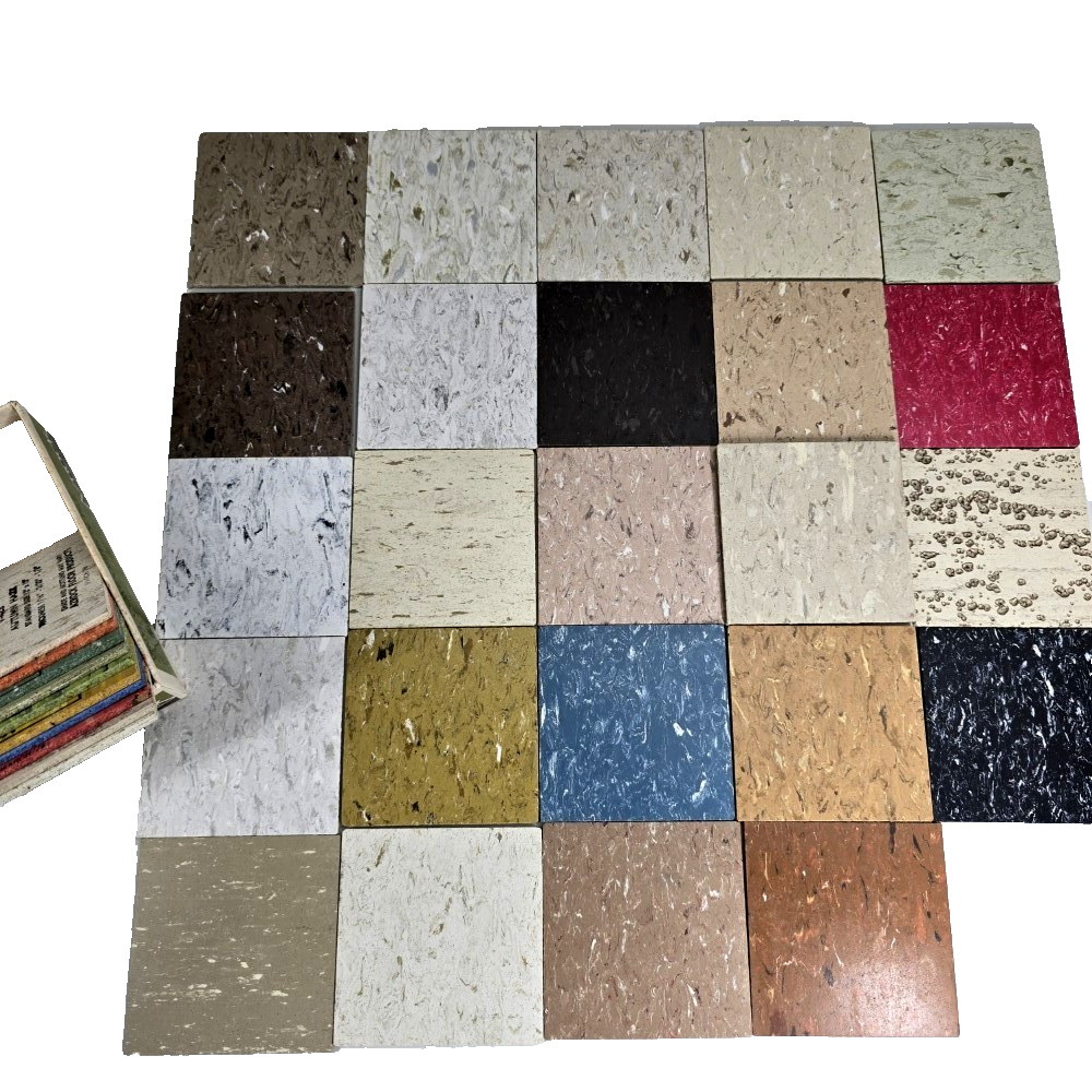 37 Azrock Vinyl Composition Tile 3 x 3 Inch Sample Set 37 1984 Type IV SS-T-312
