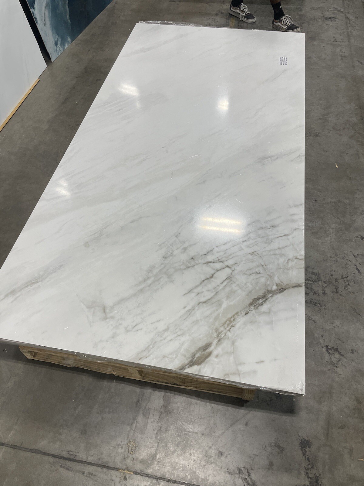 48 x 96 inches Porcelain Tile, 6 mm thickness, One Slab Covers 32 sq/ft, $300