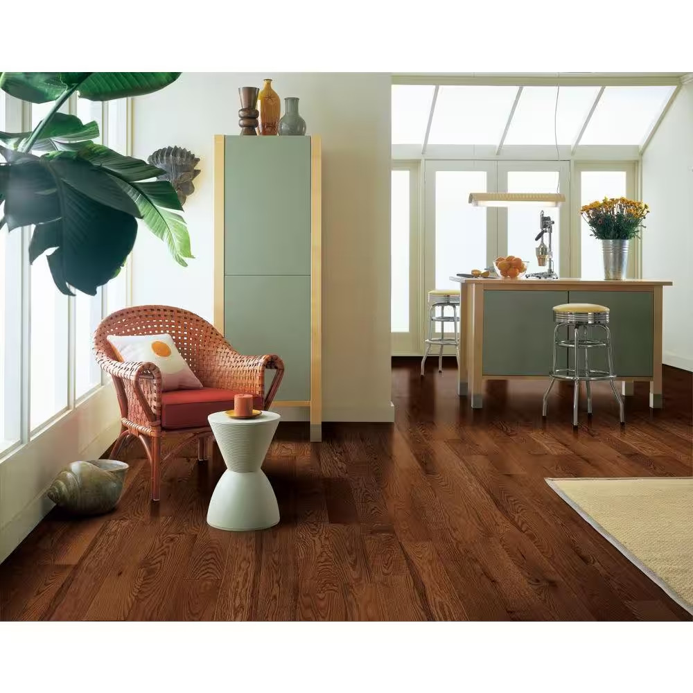 American Originals Brown Earth Oak 3/4 In. T X 5 In. W X Varying L Solid Hardwoo