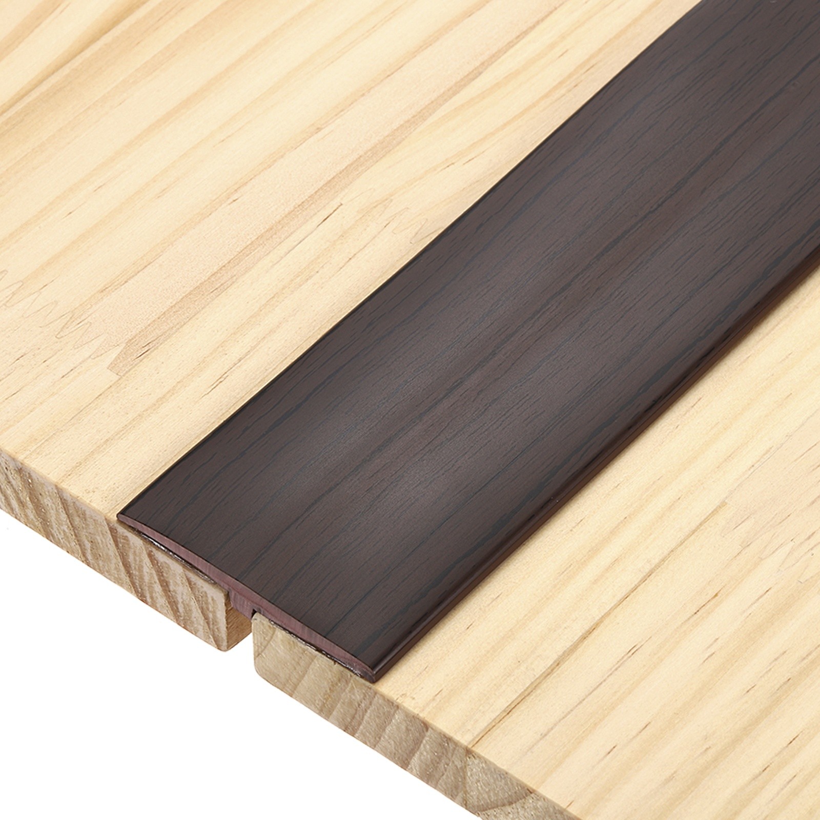T-Molding Transition Strips 16Ftx1.97″ Vinyl Flooring Edging Trim Black Walnut