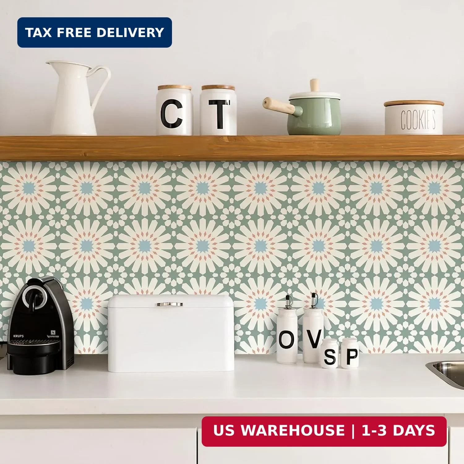 MORCART Peel and Stick Floor Tile, Self-Adhesive DIY Vinyl Flooring, Removable a