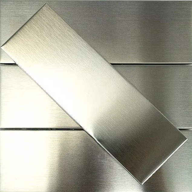 Ivy Hill Tile 2 in. x 6 in. Stainless Steel Subway Wall Tile Case (10 sq ft)