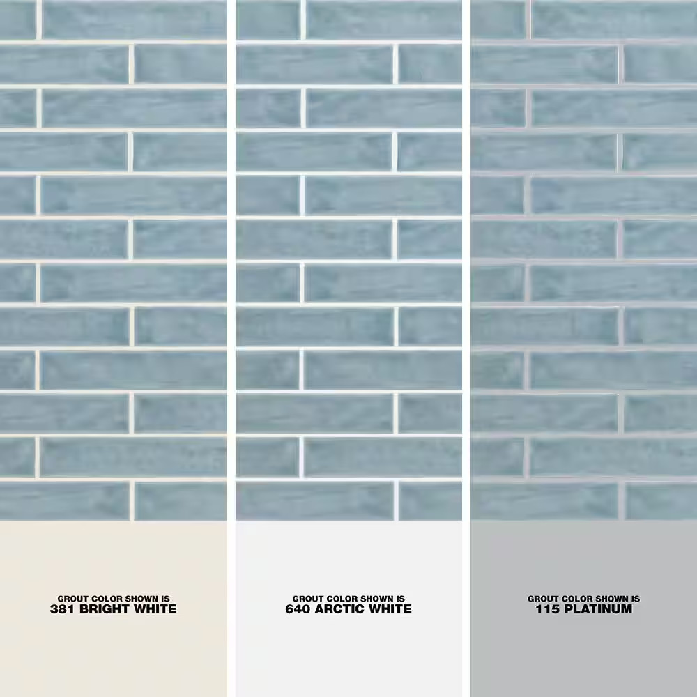 Newport Light Blue 2 In. X 10 In. X 11Mm Polished Ceramic Subway Wall Tile (40 P