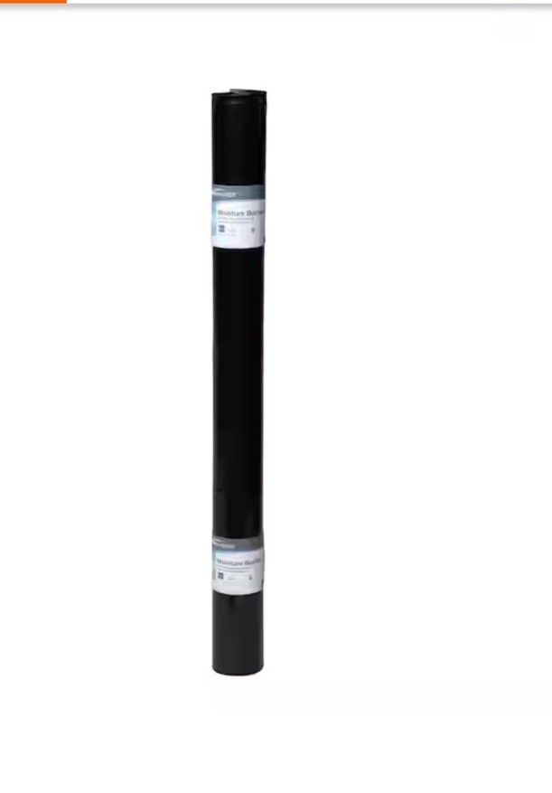 TrafficMaster 200 Sq. Ft. Roll 120 In. W x 20 Ft. L x 6 Mil T Moist Barr U.Lay