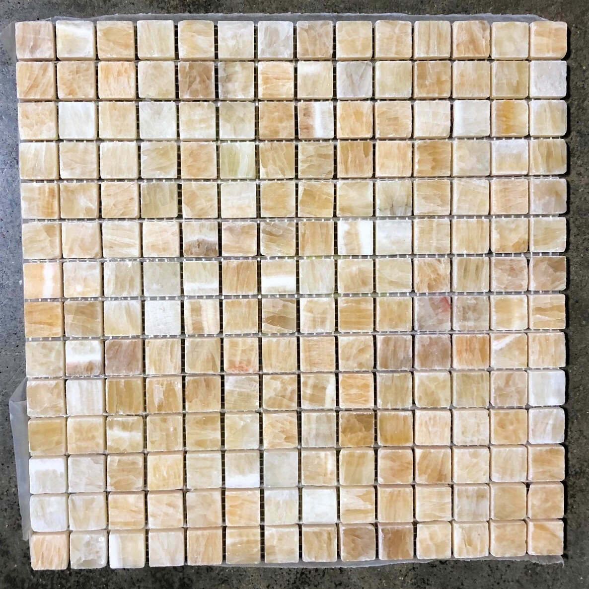 12×12 Tile Mosaic Honey Onyx Remodel Stone Backsplash BOX OF 5 Tiles T-31