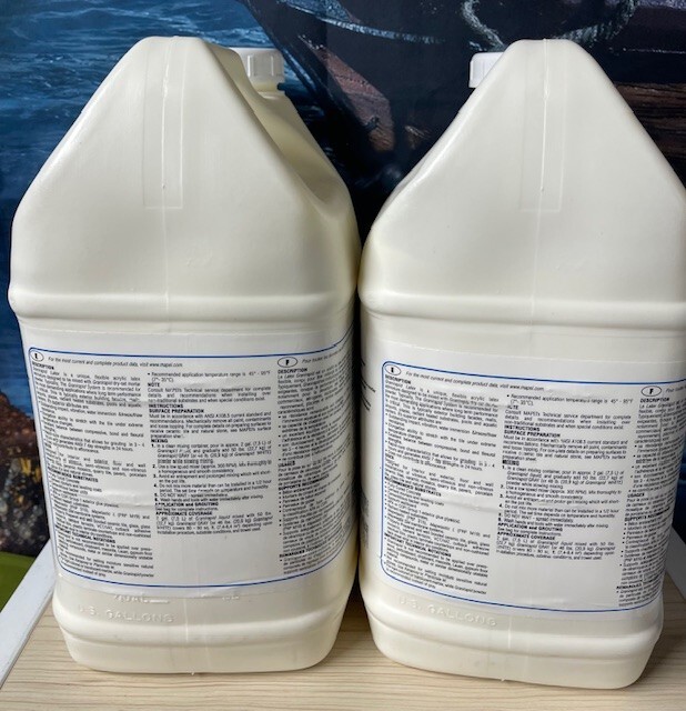 Lot of 2 Mapei Granirapid Liquid Acrylic Latex Admixture 2 Gallon ea = 4 Gallons
