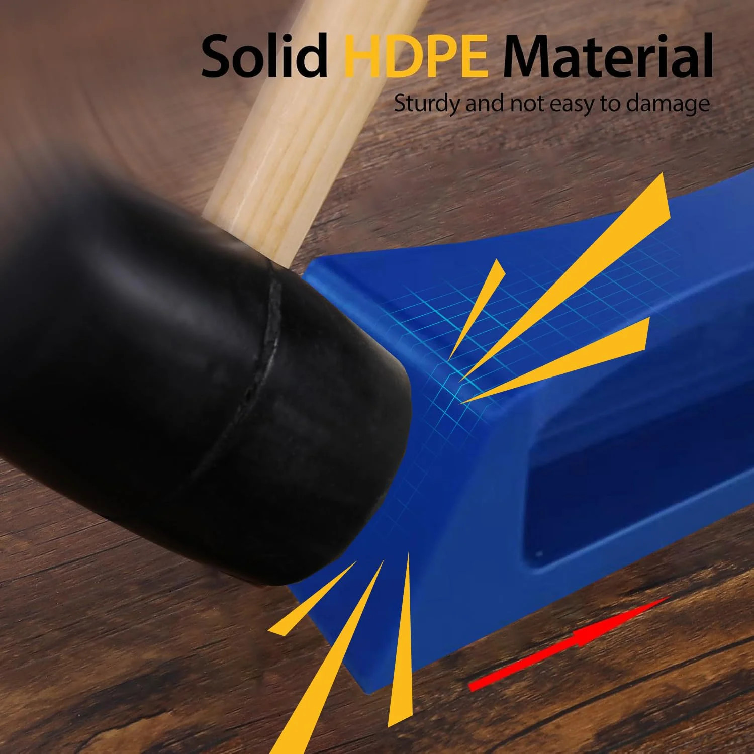 Floor Gap Fixer Tool – Easy Plank Grabber with Mallet & Washable Pads, Quick Flo