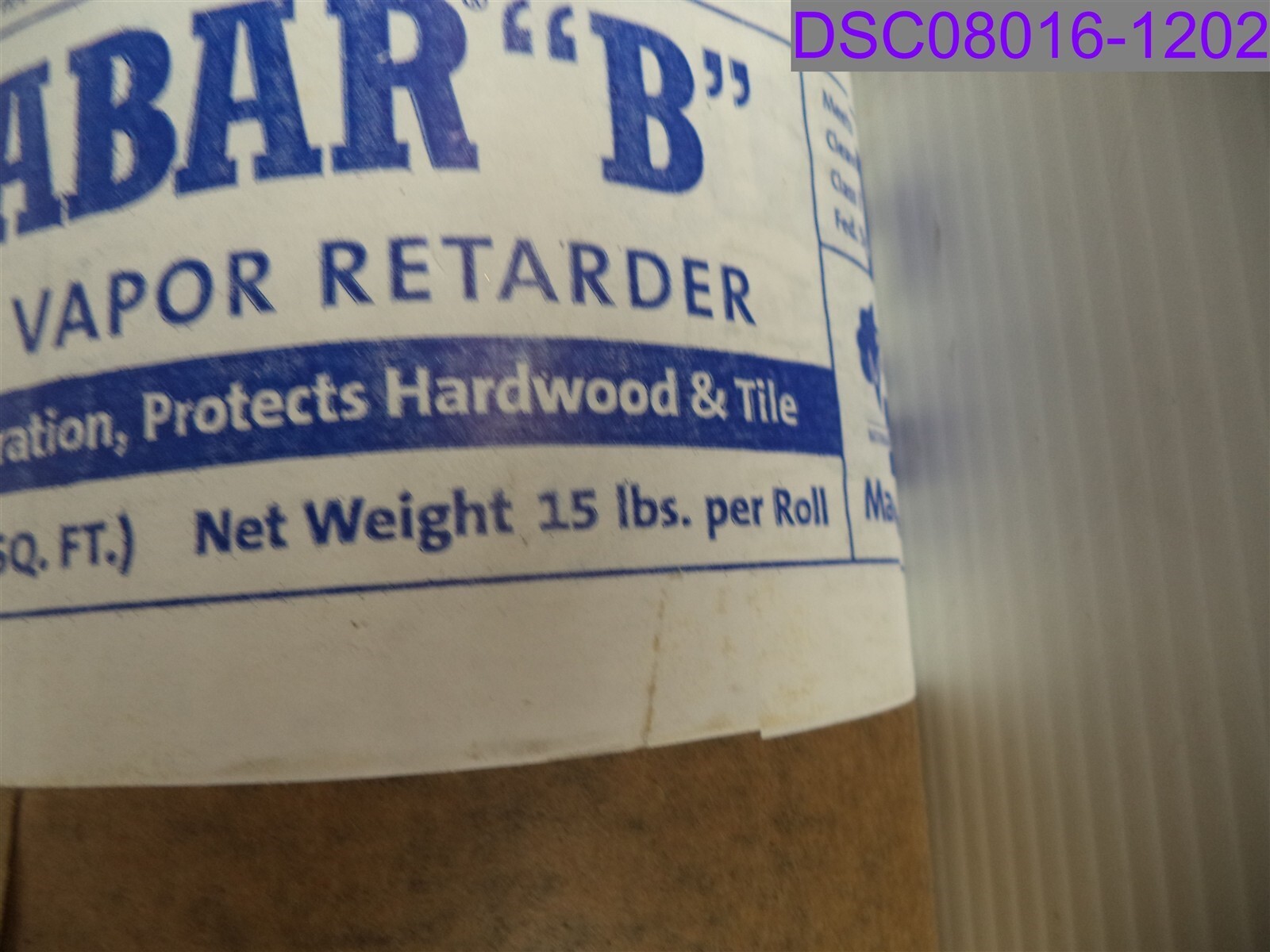 Aquabar B Floor Tile Underlayment Roll 36″ x 167 LN. FT (500 sq. ft.) P/N 70-195