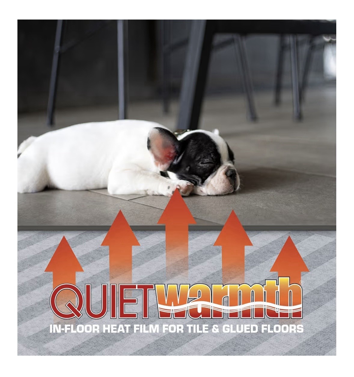 QuietWarmth Tile QWT3X10F240 Radiant Floor Heating Mat for Below Tile, Stone,…